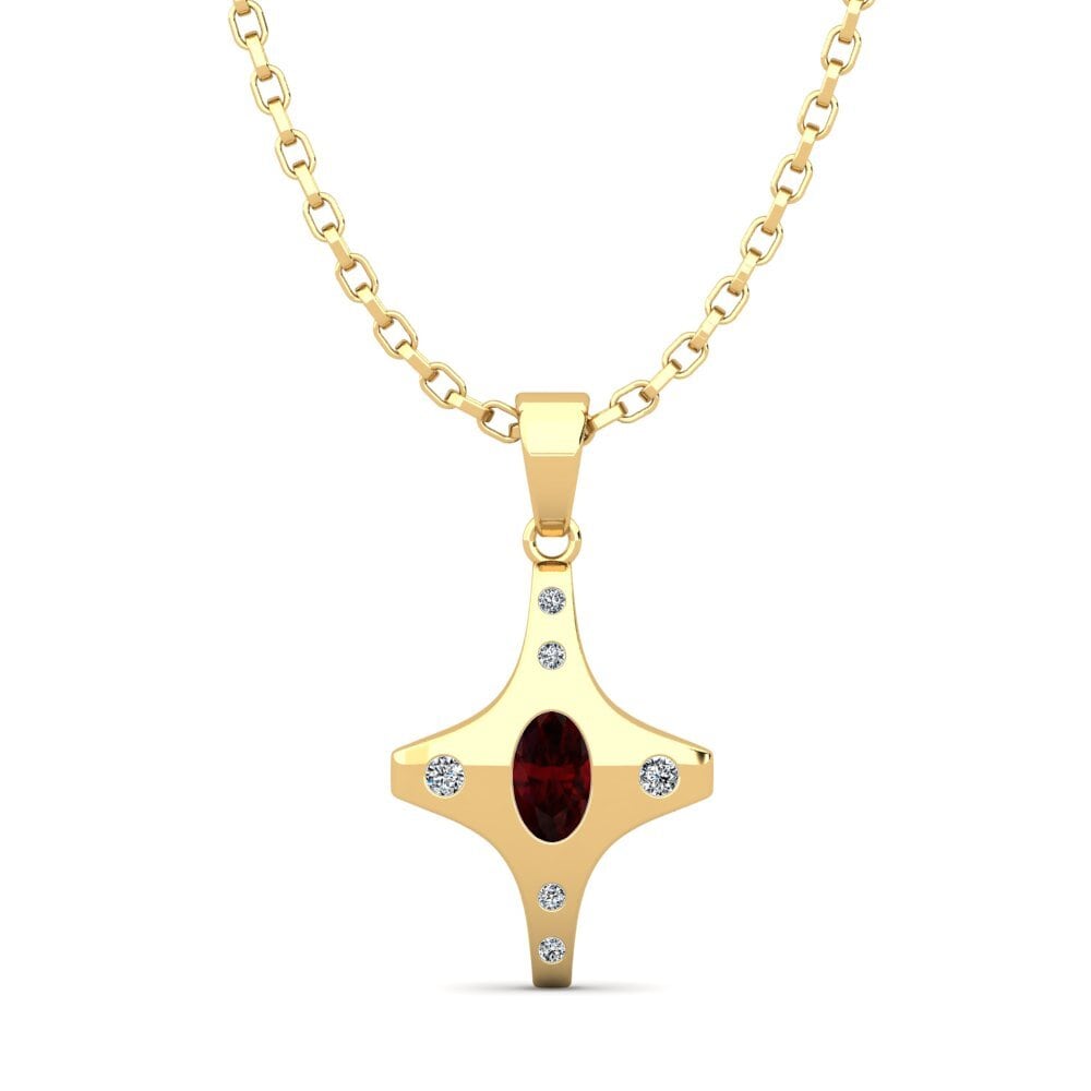 Garnet Men's Pendant Riesa
