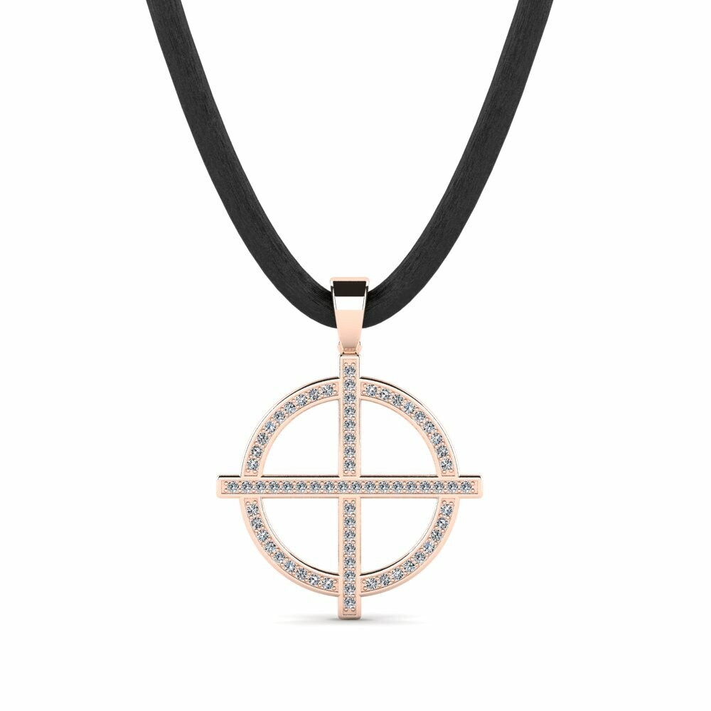 14k Oro Rosa Colgante para hombre Sarai