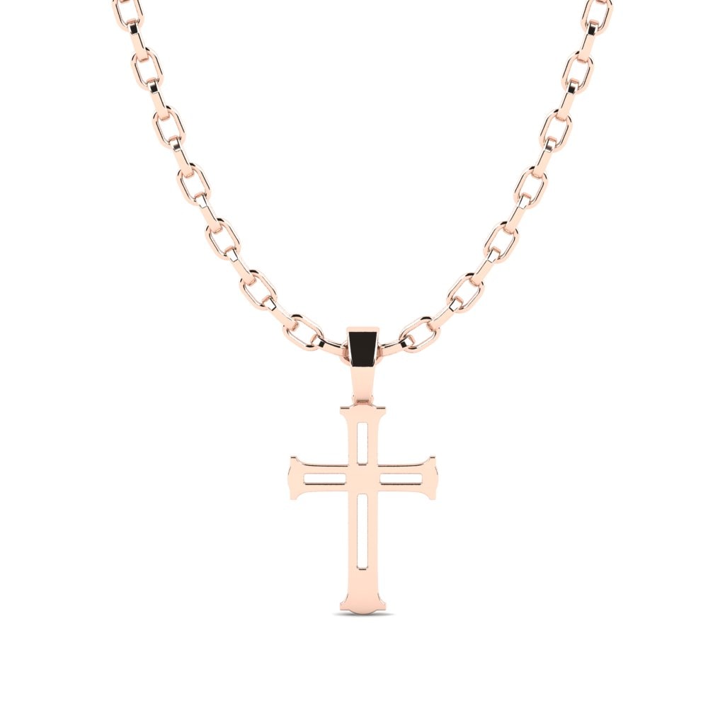 14k Oro Rosa Colgante para hombre Tyrelli