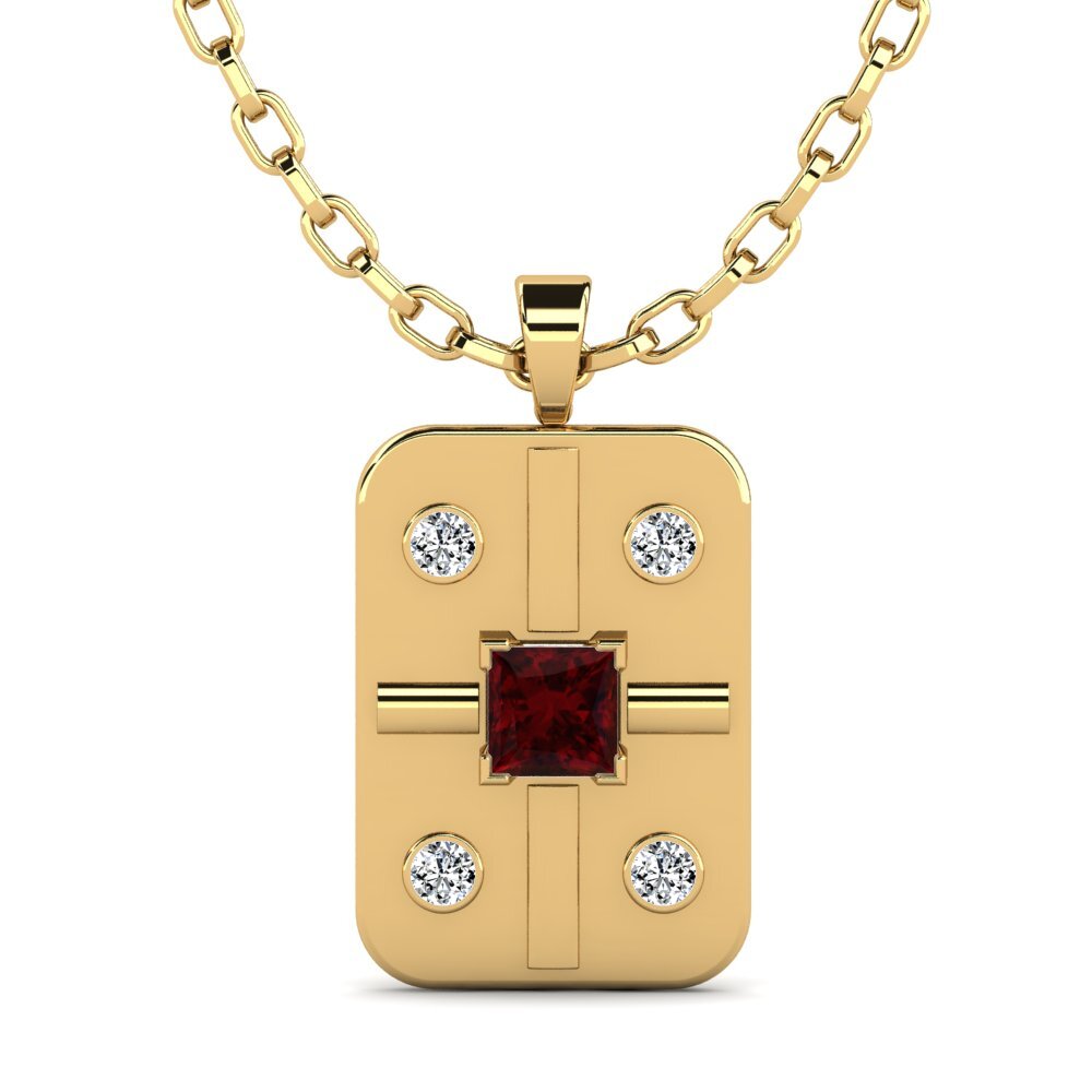Garnet Men's Pendant Vigore