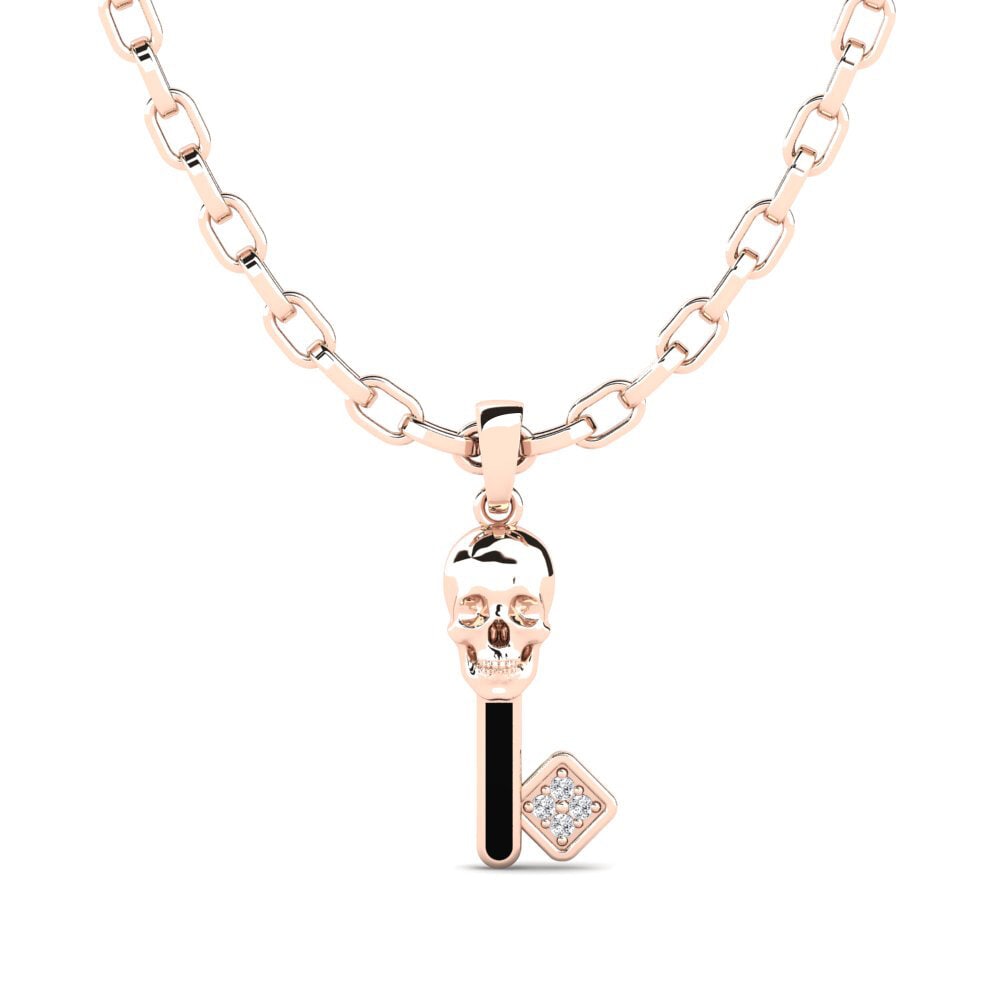 14k Oro Rosa Colgante para hombre Zaiden