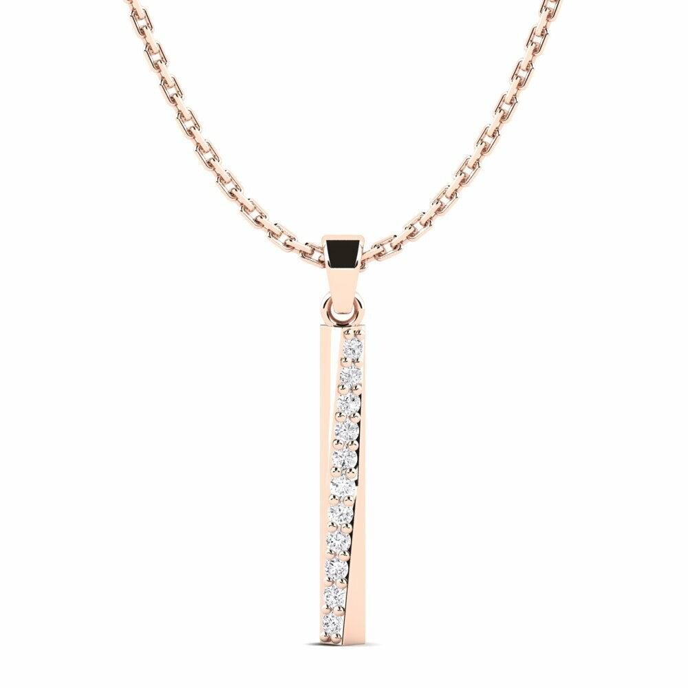 14K Rood Goud Dames Hanger Mengubah
