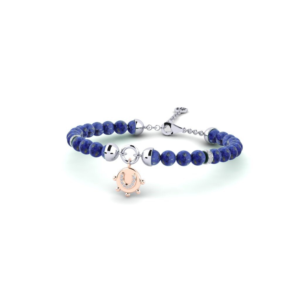 Oro Bianco & Rosso 750 Bracciale da donna Menouthis