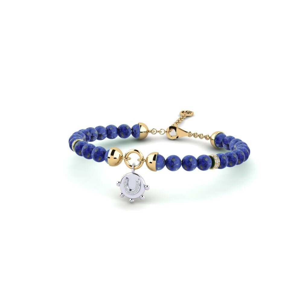 Oro Giallo & Bianco 750 Bracciale da donna Menouthis