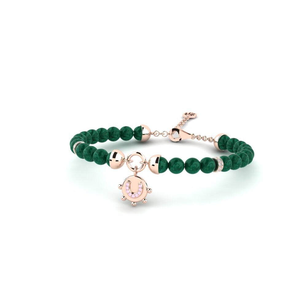 18ct Rose Gold Pink Sapphire Women's Bracelet Menouthis