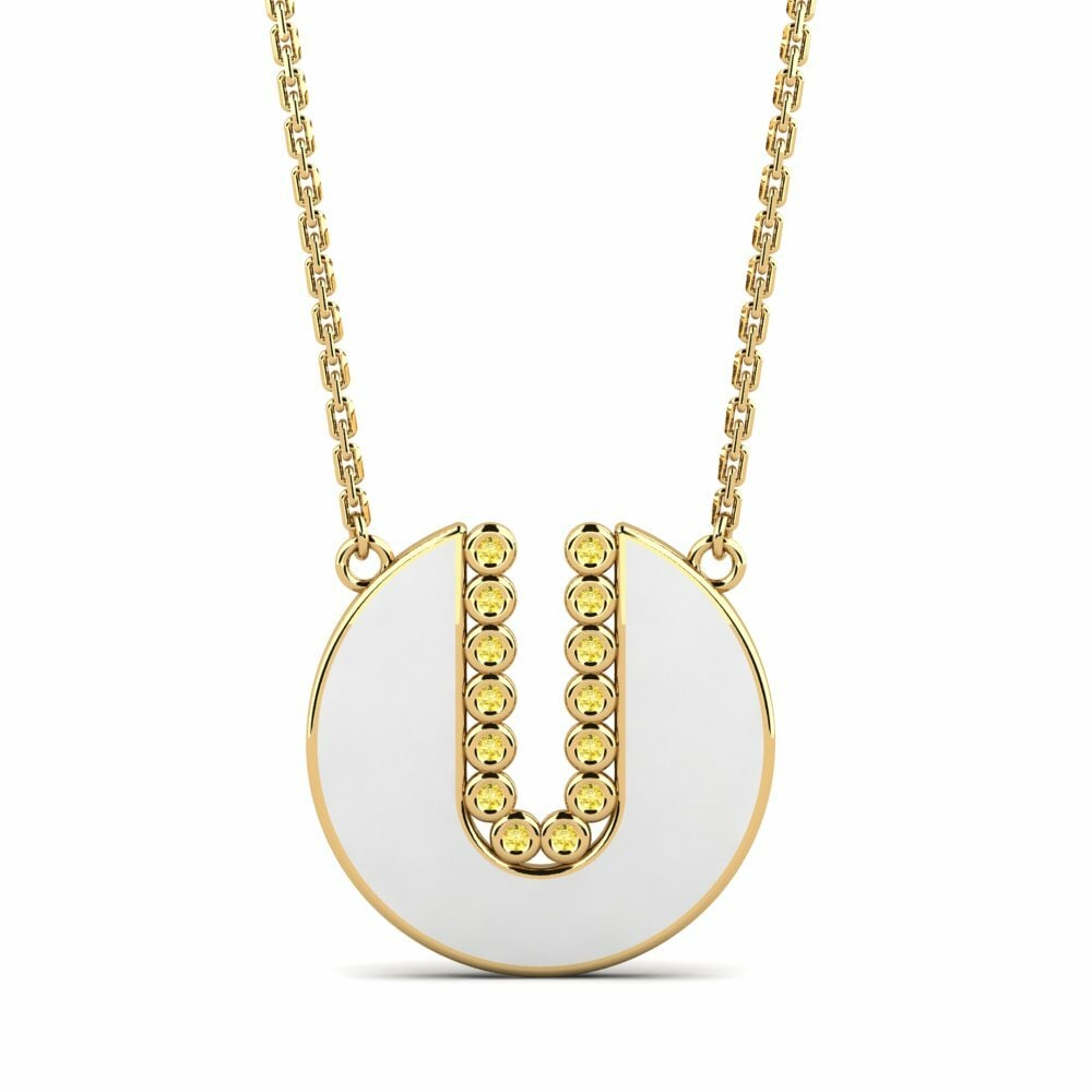 Yellow Sapphire Women's Necklace Mercanti