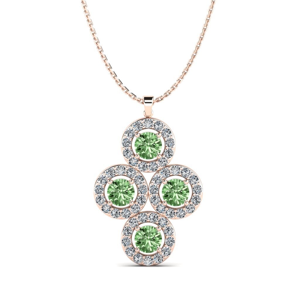 Diamante Verde Colgante de Mujer Merf