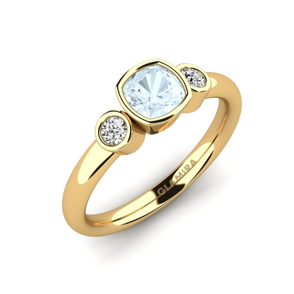 Đá Aquamarine Nhẫn đính hôn Merollia