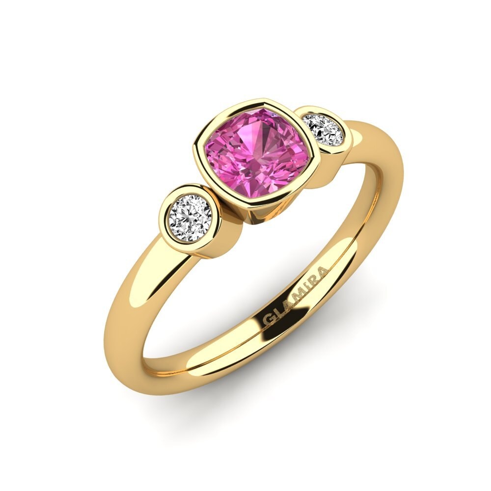 Topacio Rosa Anillo de compromiso Merollia