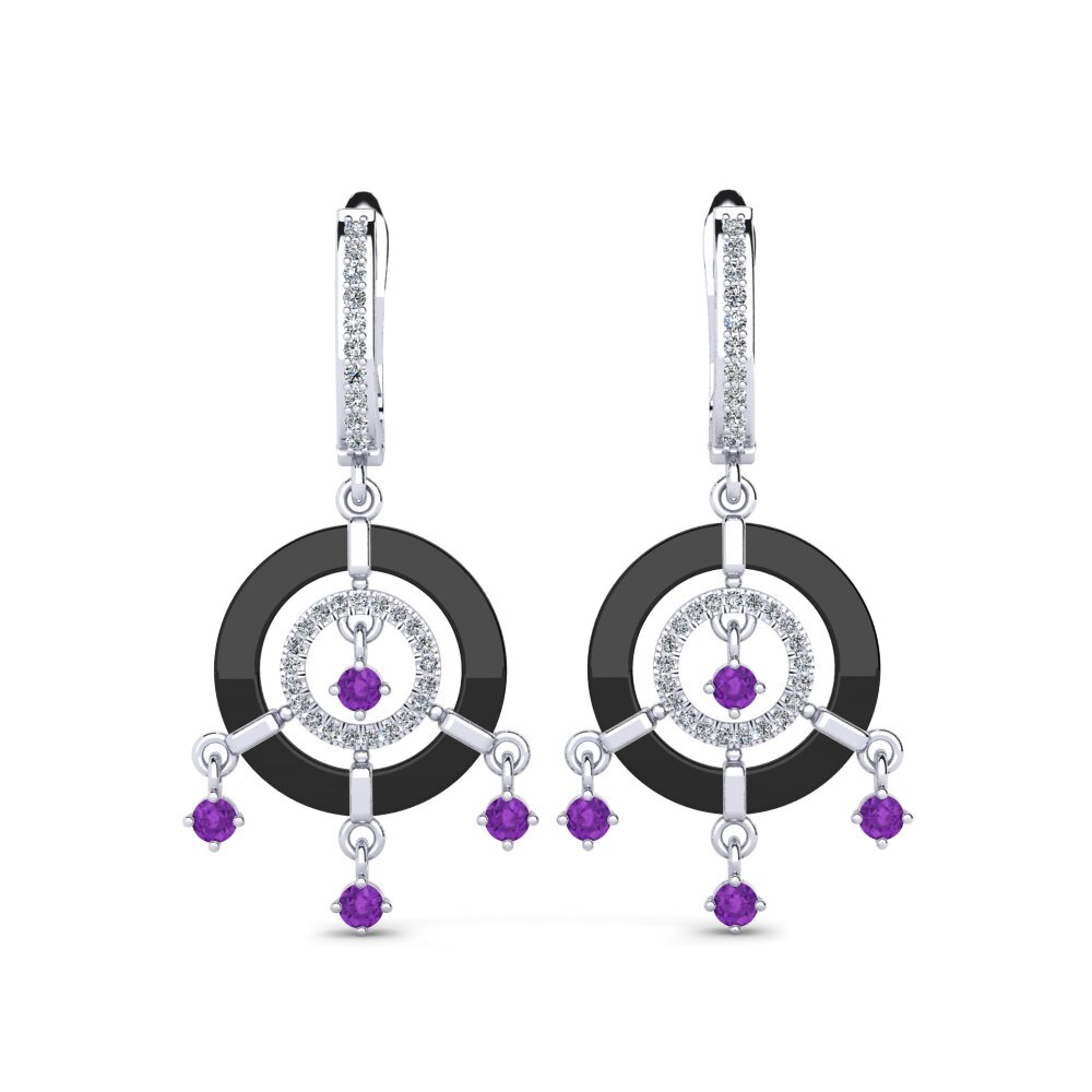 Amethyst Women's Earring Mesmoraza