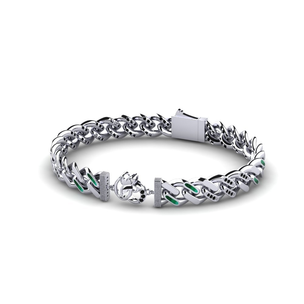 Black Sapphire Women's Bracelet Metazoic