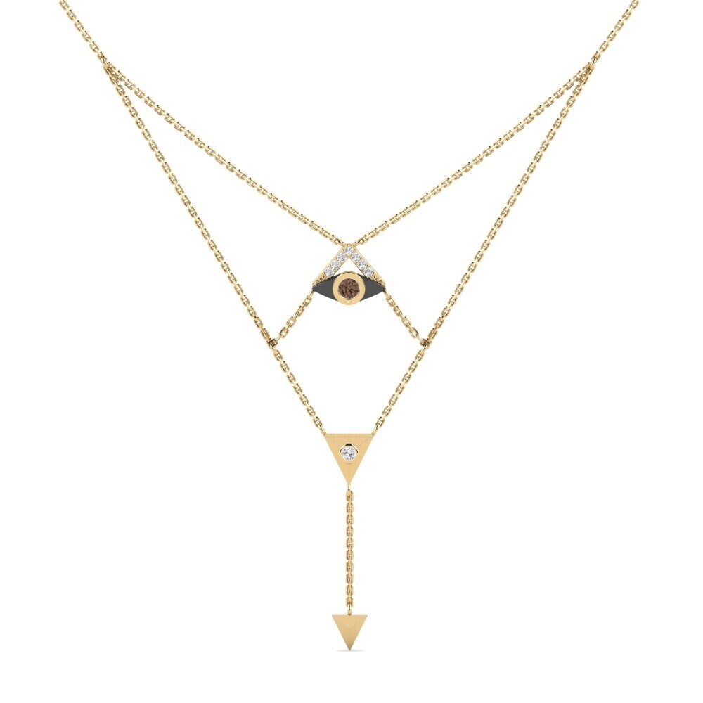 Smoky Quartz Women's Necklace Meticoloso