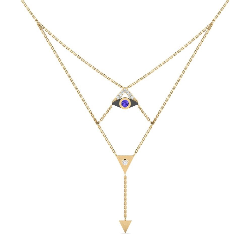 Tanzanite Women's Necklace Meticoloso