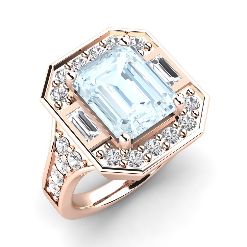 14ct Rose Gold Engagement Ring Micheyla