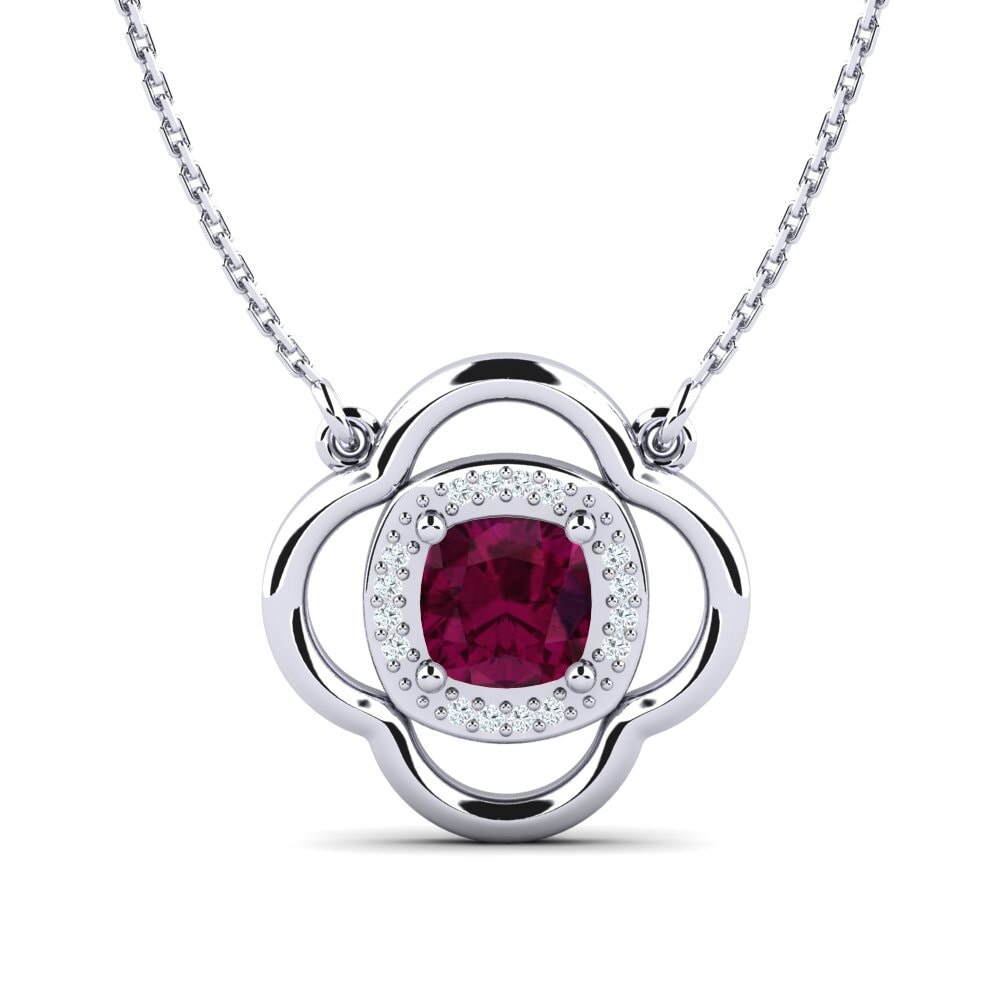 Rhodolite Garnet Women's Necklace Miesya