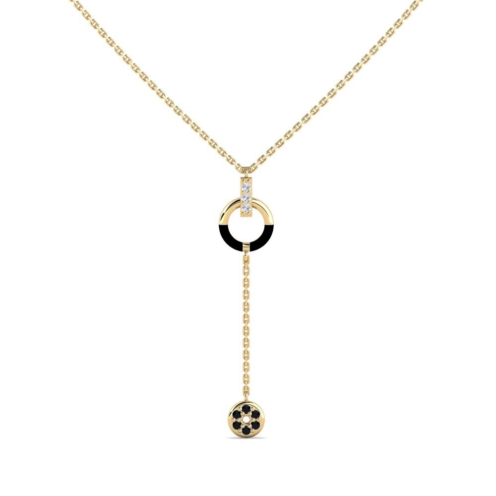 Black Sapphire Women's Necklace Mignant