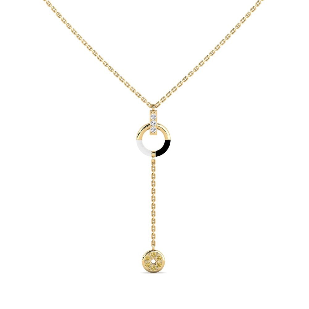 Yellow Diamond Women's Necklace Mignant