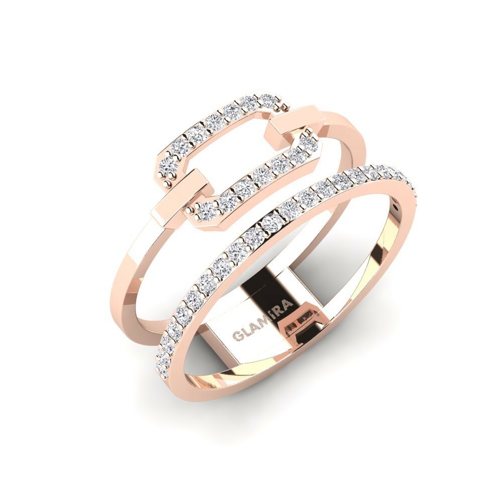 18K Rood Goud Ringen Milagre