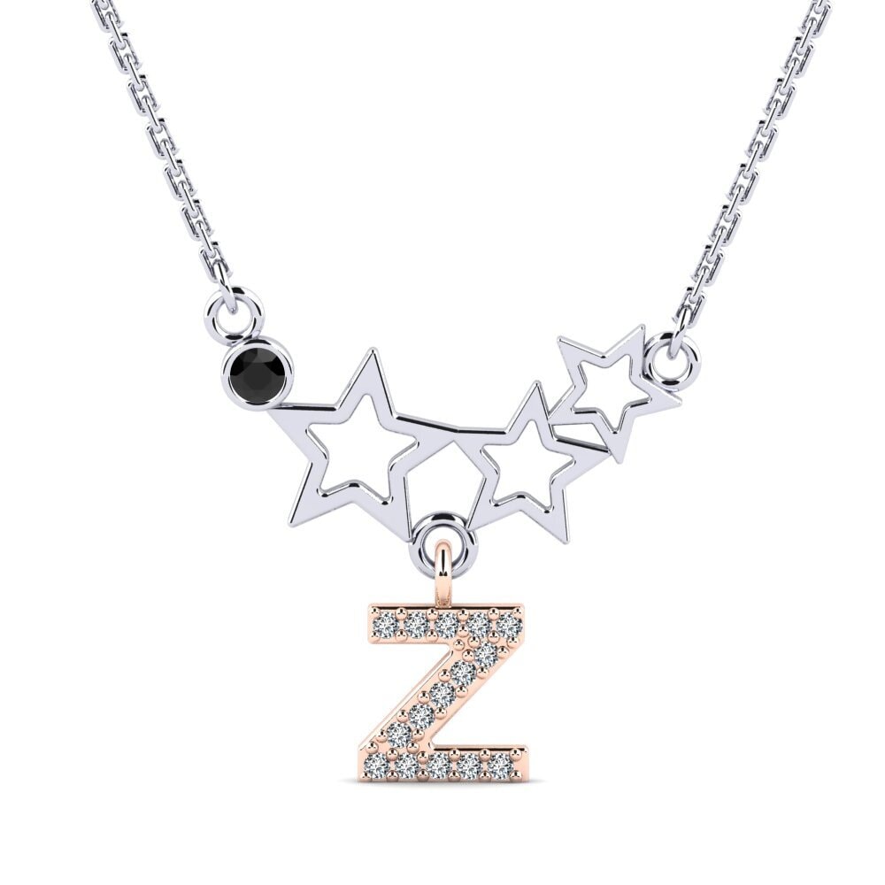 Diamante Negro Collar de Mujer Milda Z
