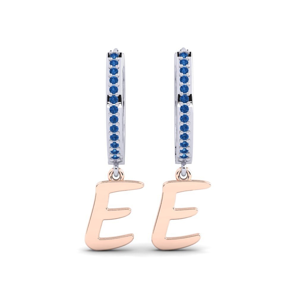 Dark Blue Zirconia Women's Earring Mindi E