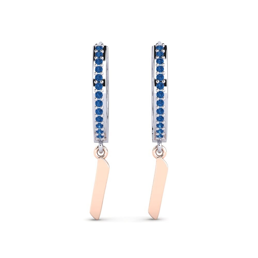 Dark Blue Zirconia Women's Earring Mindi I