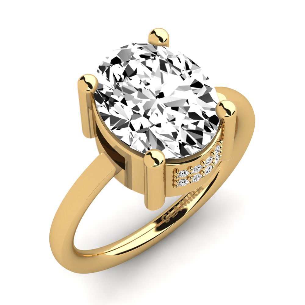 14k Yellow Gold Engagement Ring Minerva