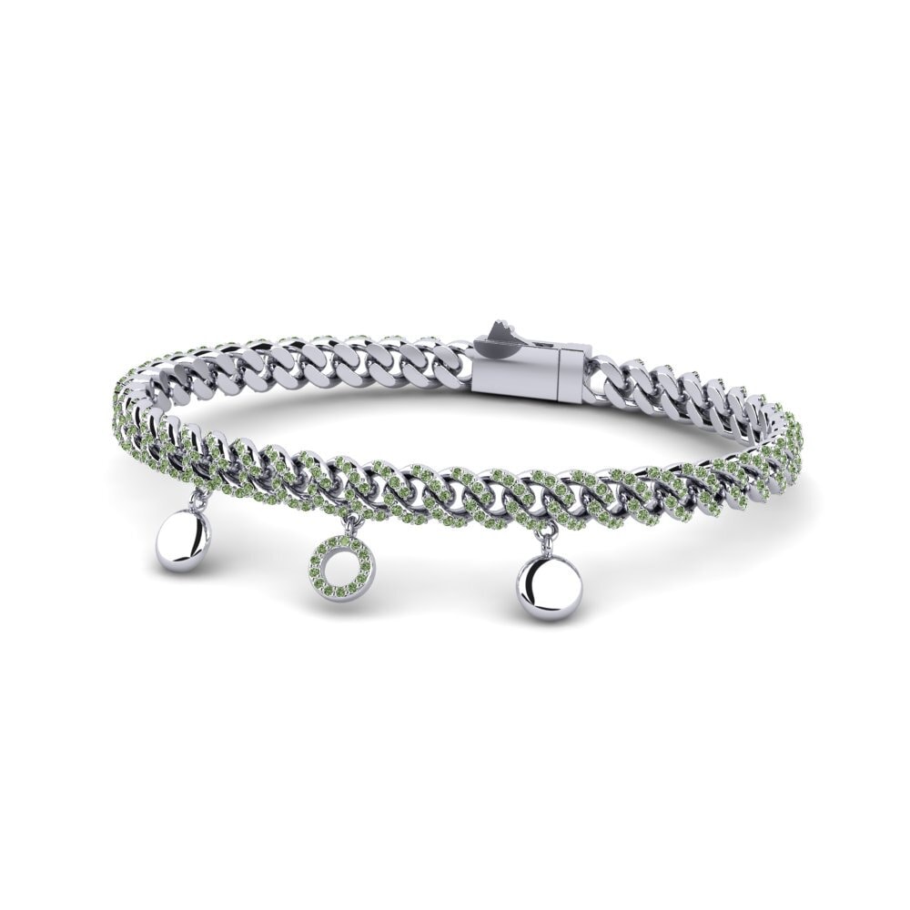 Diamante Verde Pulsera de Mujer Minigh