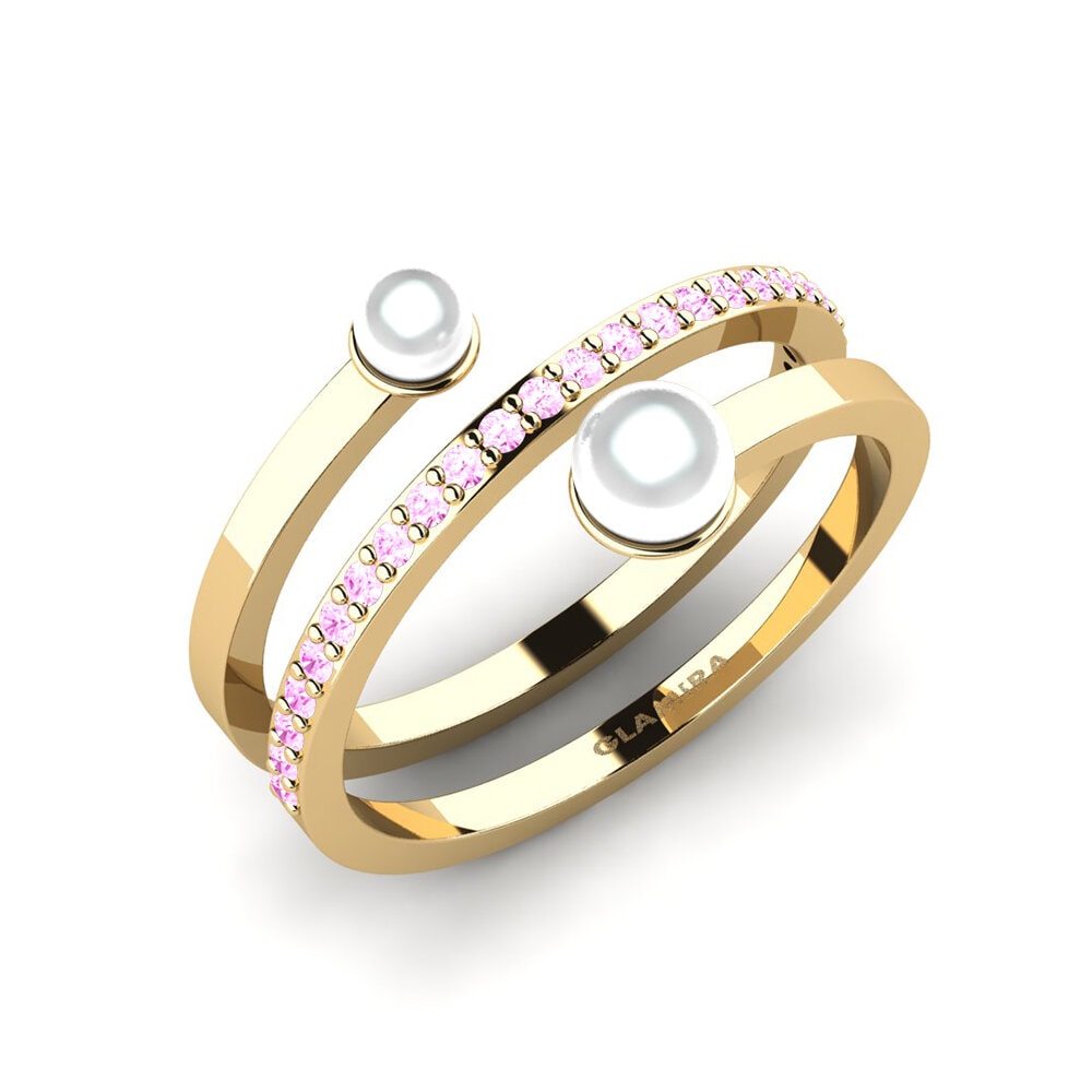 Roze Saffier Ringen Minimo