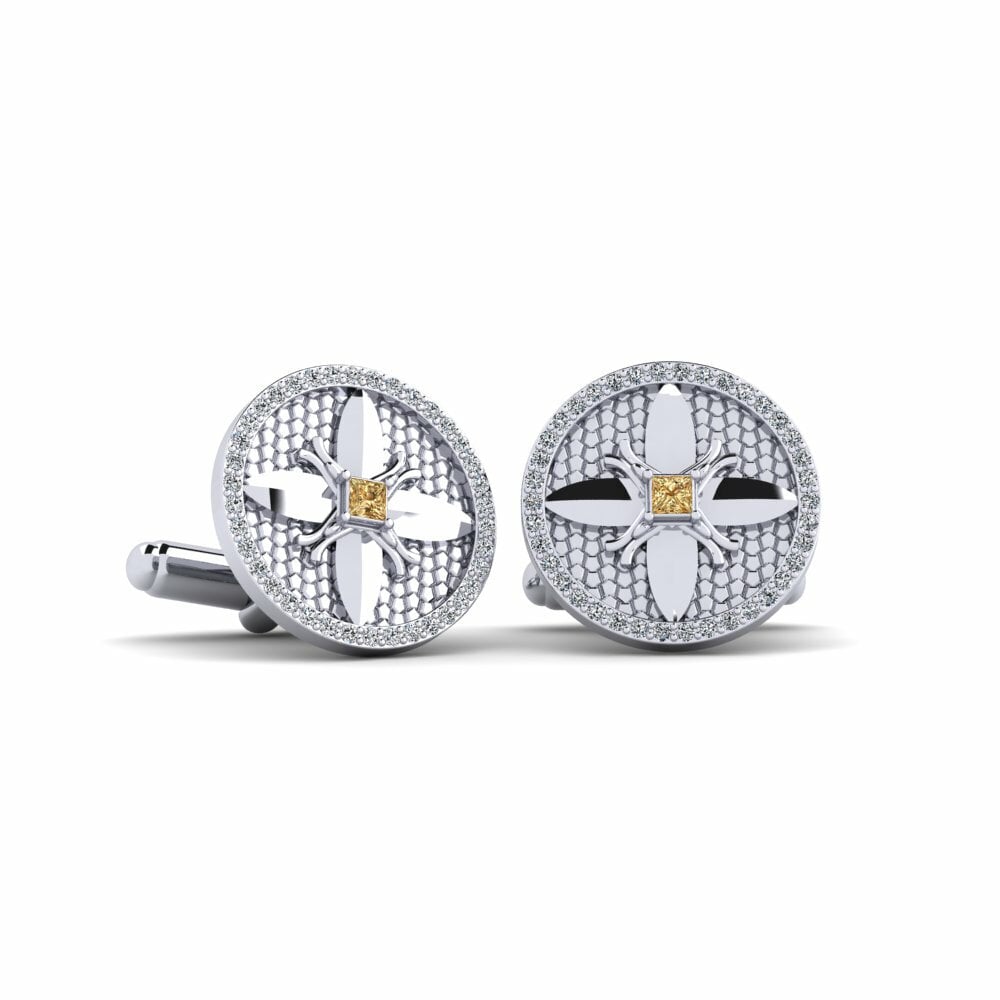 Brown Diamond Cufflink Minjung
