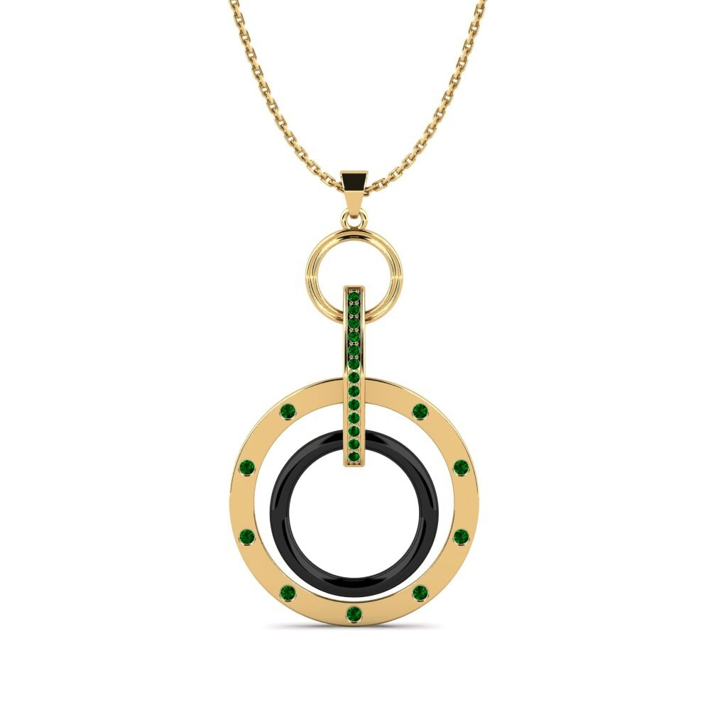 Green Zirconia Women's Pendant Minks