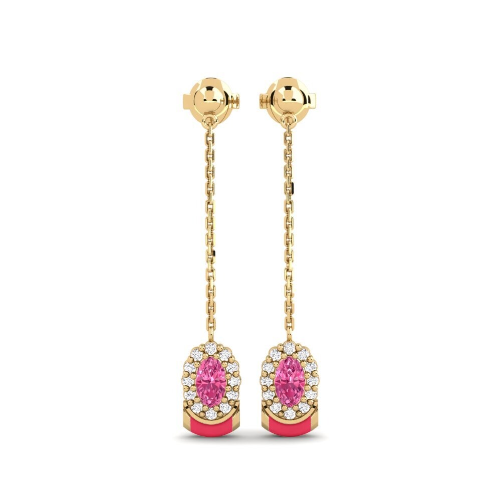 Pink Tourmaline Women's Earring Minturn