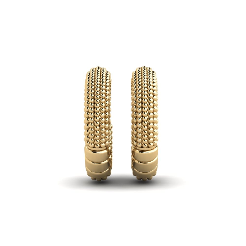 Pendiente Minuit 14k Oro Amarillo Aretes & Huggies