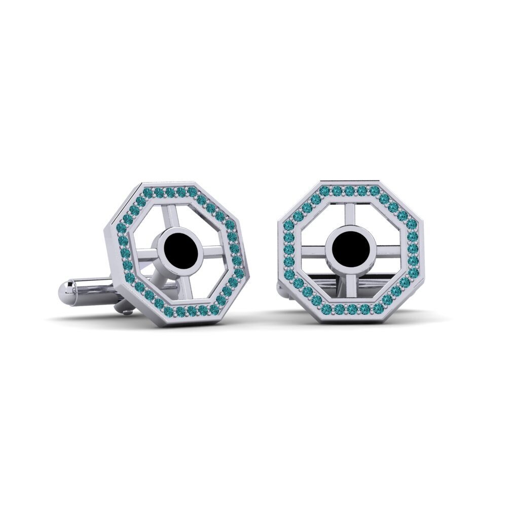 Blue Diamond Cufflink Minuterie