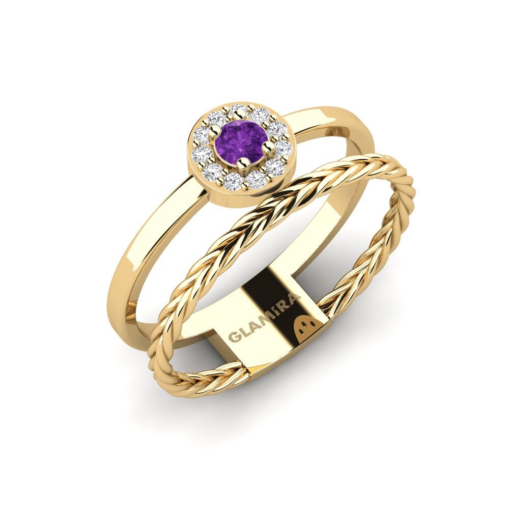 Amethyst Ring Miod