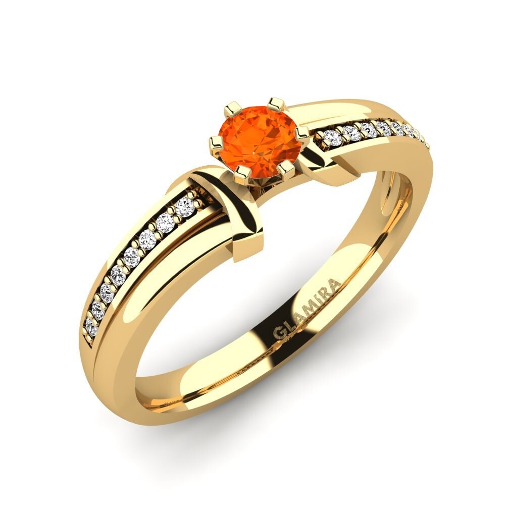 Fire-Opal Engagement Ring Mirabella