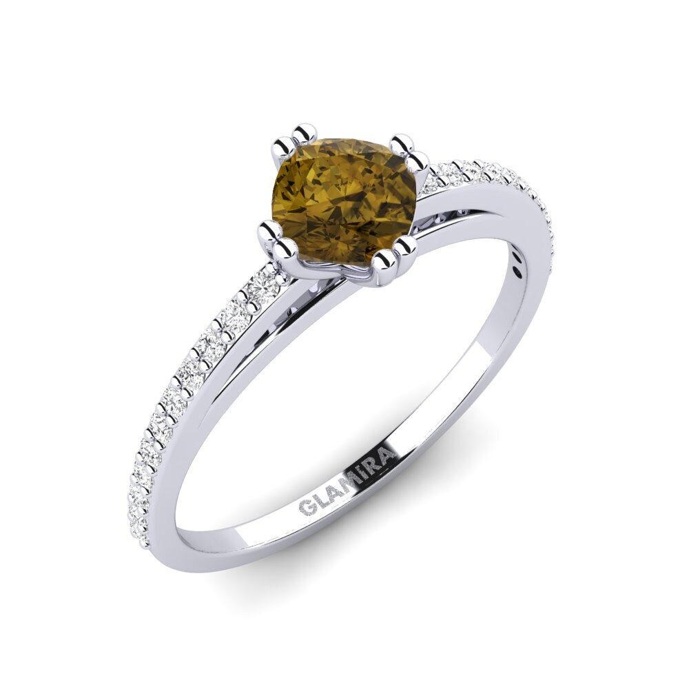 Brown Zircon Engagement Ring Miramas