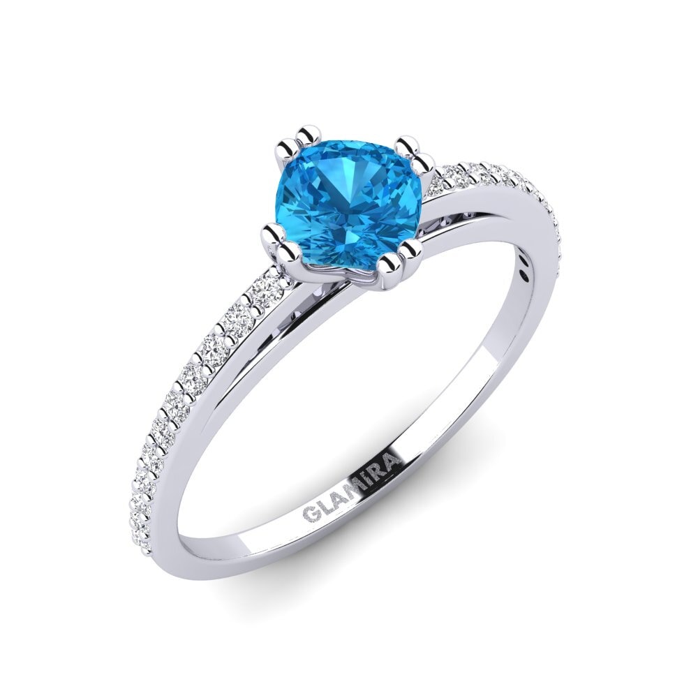 Blue Topaz Engagement Ring Miramas