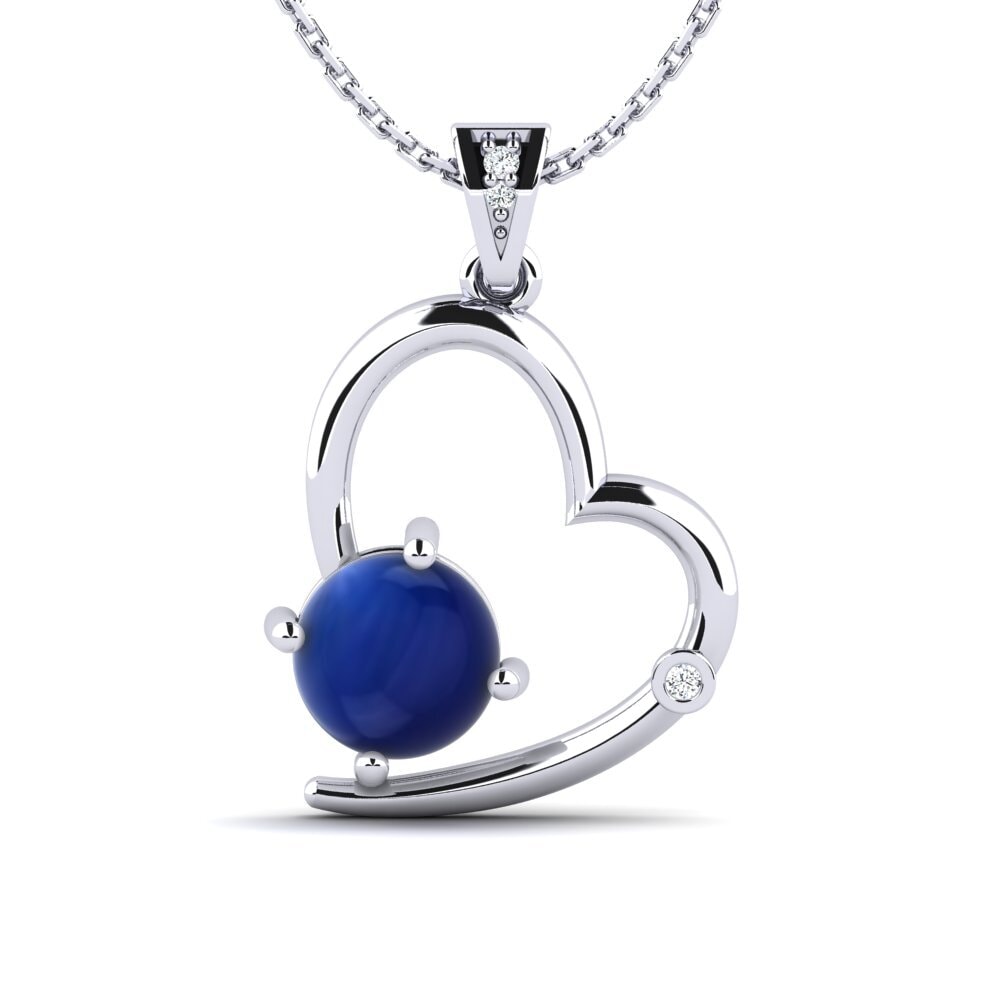Cabochon Sapphire Women's Pendant Mirelys