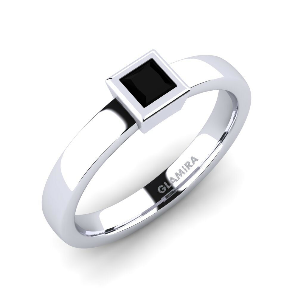 Zwarte Onyx Verlovingsring Mireya