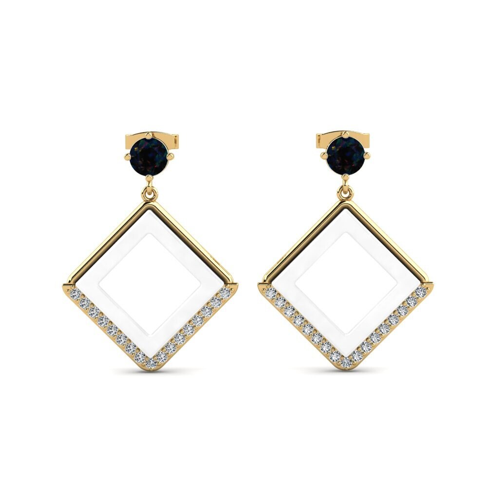 Black Opal Women's Earring Miron