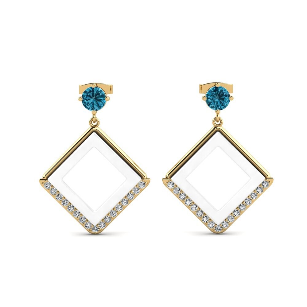 Blue Zircon Women's Earring Miron