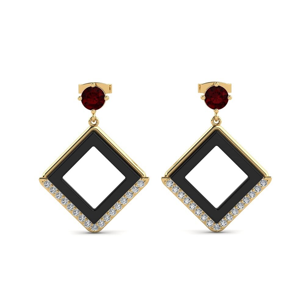 Garnet Women's Earring Miron