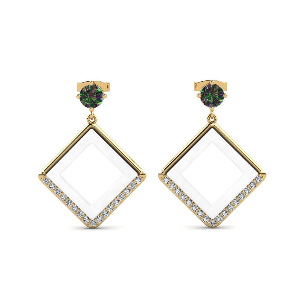 Mystic Topaz Women's Earring Miron