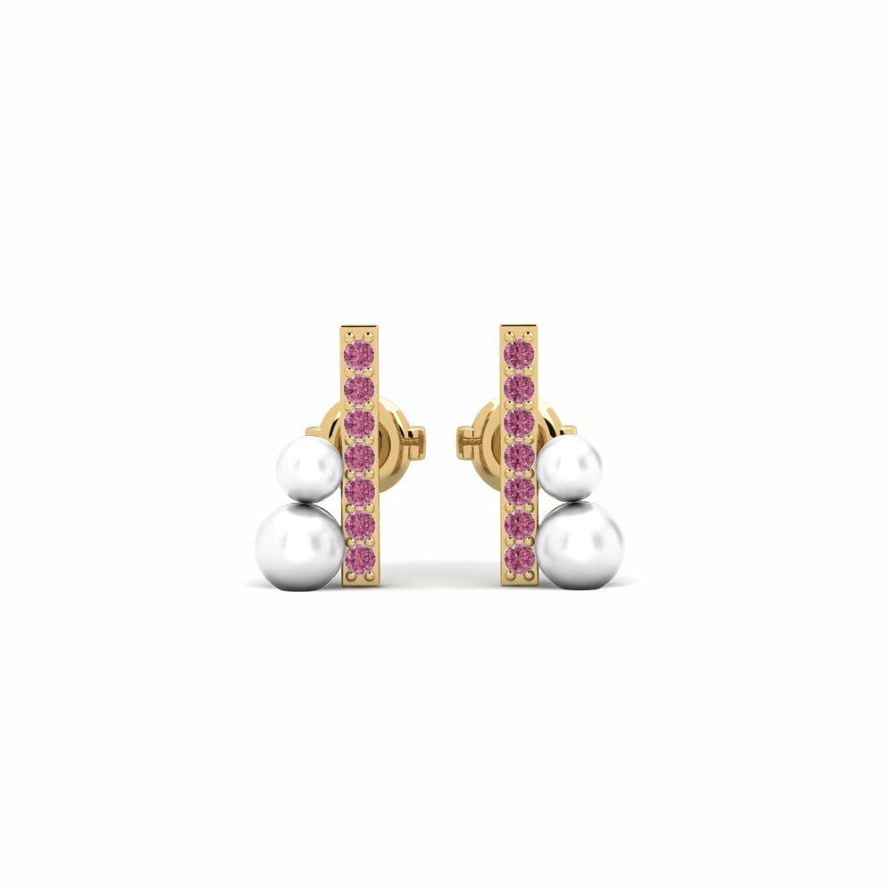 Rhodolite Garnet Women's Earring Miscela