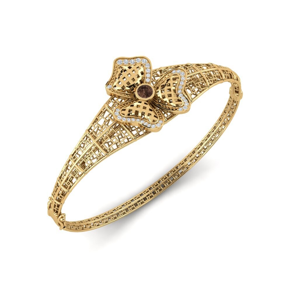 Smoky Quartz Women's Bangle Missay