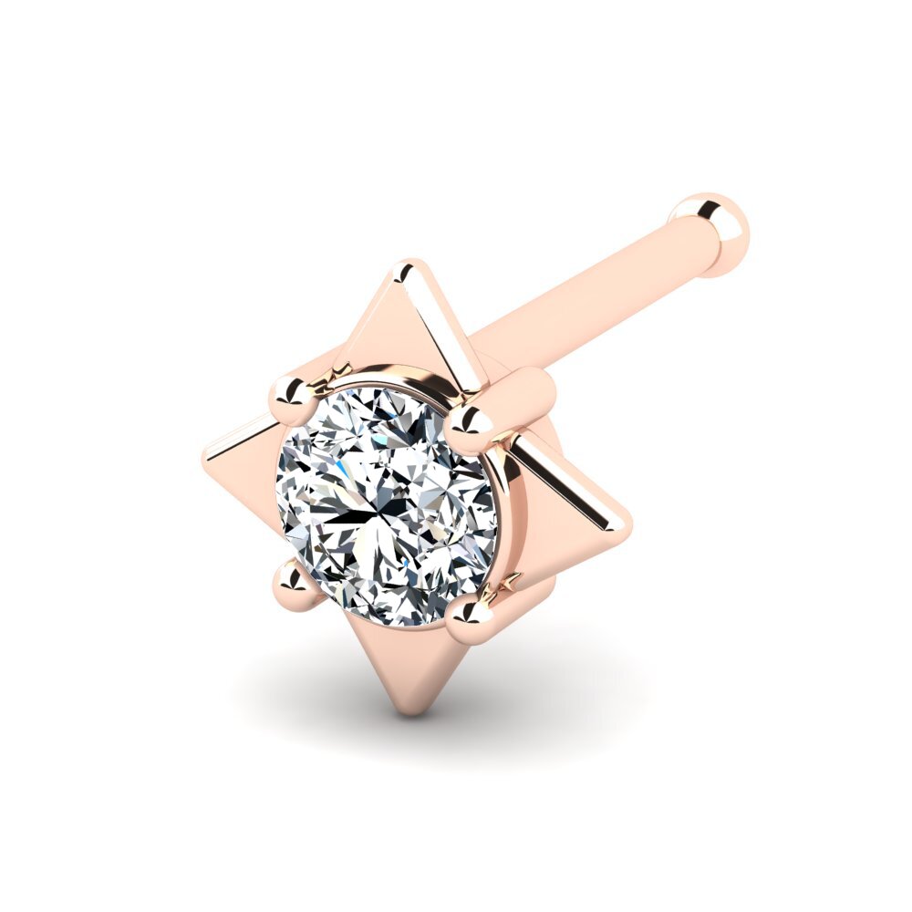 14ct Rose Gold Nose Pin Missha