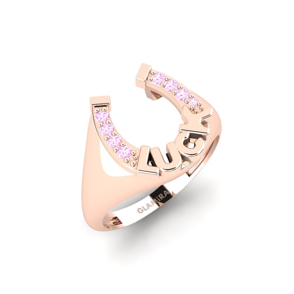 18ct Rose Gold Pink Sapphire Ring Mitratvaya