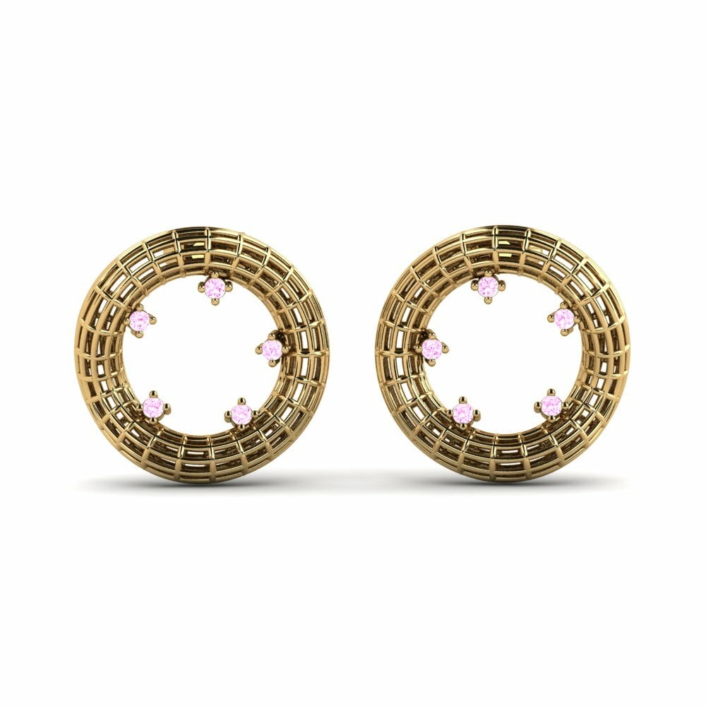 Boucle d'oreille femme Mittie Or Jaune 9k