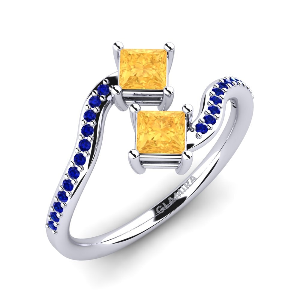 18ct White Gold Engagement Ring Mitzel