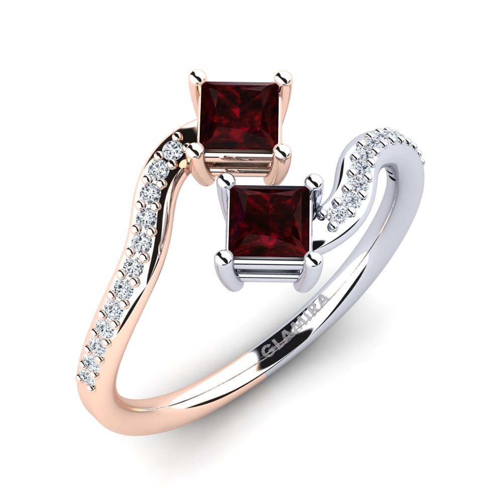 Grenat Bague de fiançailles Mitzel